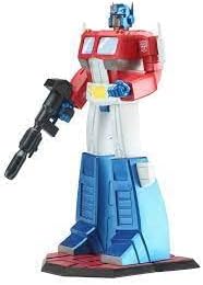 Collectible Action Figure Transformers-Optimus Prime 9'' PVC Statue Armed with his Ion Blaster and an Eye Popping Metallic Paint Application