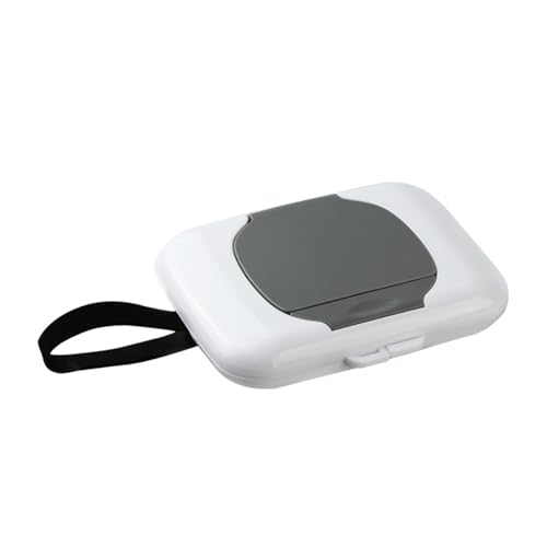 WOEIFGV Minimalistic Rectangular Polypropylene Wet Wipe Container Travel Refillable Wipe Holder Baby Strollers Pram Hanging Indoor Outdoor Wipe Box Green Gray Red