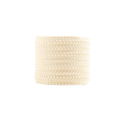 スニーカーやカジュアルシューズ用 6mm フラットポリエステル靴紐 1組 - 滑り止め加工、耐久性のあるロープレース 12色(Beige,140cm)