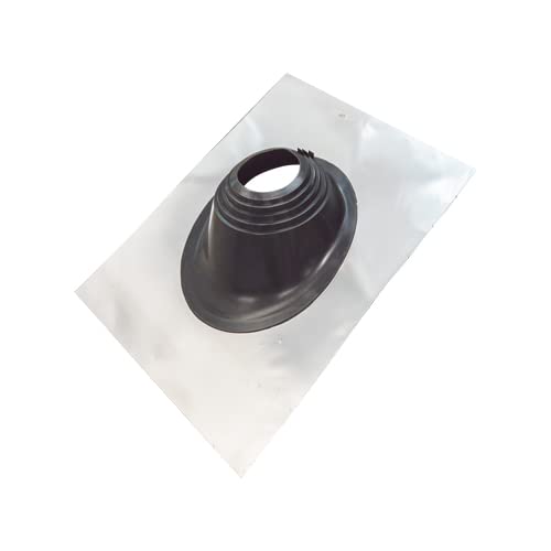 Plaque de toit aluminium 20-45° stop fuites solin EPDM 200-275 mm noir