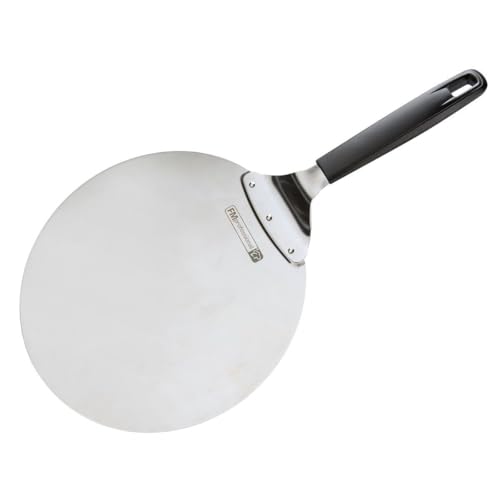 FM Professional 22307 pelle a pizza inox, accessoire pizzaiolo, spatule pizza, four pizza, accessoire pizza, Acier inoxydable, Plastique, 49 x 28 cm