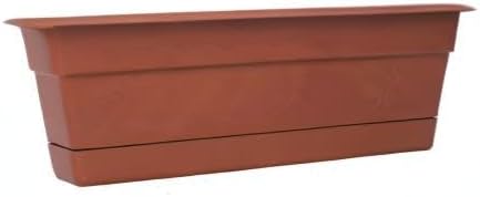 Miniatura 8 de Bloem DCBT18-00 Dura Cotta - Maceta para ventana., 18", Terra cotta