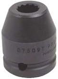 J07514T - Impact Socket - 7/8 in Socket, 3/4 in Drive, 12 PT, 2 in OAL, Imperial