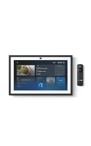 TI PRESENTIAMO IL NUOVO ECHO SHOW 15: uno straordinario schermo intelligente Full HD da 15,6’’ (1080p), perfetto per la tua cucina e per visualizzare ancora più contenuti. Utilizza i widget personalizzati per pianificare al meglio la tua giornata, guardare le tue serie TV preferite su Fire TV, con un audio potente e dinamico. Inoltre puoi effettuare videochiamate con un’immagine migliore grazie allo zoom 3.3x e al grandangolo.