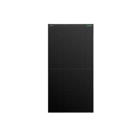 Image of WAAREE 345 Watt All Black & Blue Mono PERC Solar Panel - 132 Half-Cut Cells | WAAREE High-Efficiency Panel for Rooftop, Balcony, Home & Commercial Use | 25-Year Output Warranty | Pack of 2