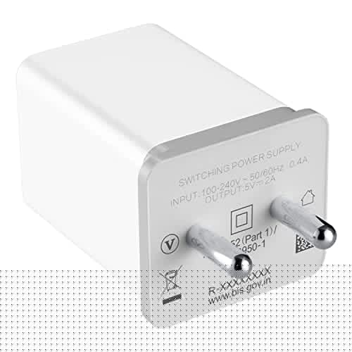 Image of Charger for Samsung Galaxy A12 Charger Original Adapter Like Wall Charger | Mobile Charger | Qualcomm QC 3.0 Quick Charge Adaptive Fast Charging , Rapid , Dash , VOOC , AFC Charger With 1 Meter Type C USB Data Cable ( 3.0 Amp , OPPO-White )