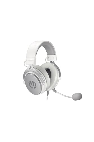 ENDORFY VIRO Onyx White, Cuffie circumaurali di Alta qualità, Microfono e Cavo Rimovibili, EY1A004