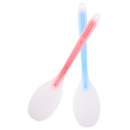 Beatifufu 2pcs Handheld Back Massage Stick Silicone Acupoint Muscle Pat Massage Device for Fatigue Removal at Home Office Gym Portable Fitness Wellness Gadget for Relaxation and Blood Flow