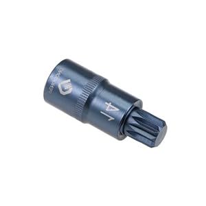 #US 1/2" Drive x M14 Triple Square Spline Bit Hand Use Socket S2 Steel Sockets
