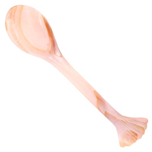 CIYODO Shell Dessert Spoon Elegant Caviar Spoons for Ice Cream Compact Cake and Kitchen Use Portable and Polished Design for Banquets and Special Occasions