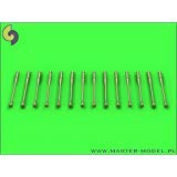 Master Model 1:48 Machined Metal MiG Jet Static Dischargers 14pc #AM48087