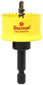 Starrett HSS Bi-Metal Hole Saw - CSC32 Cordless Smooth Cutting Hole Saw - For Wood Plastics Steel Various Materials - 32mm