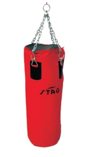 Image of Stag Boxing Punching Bag, 60cm (Black /Red)