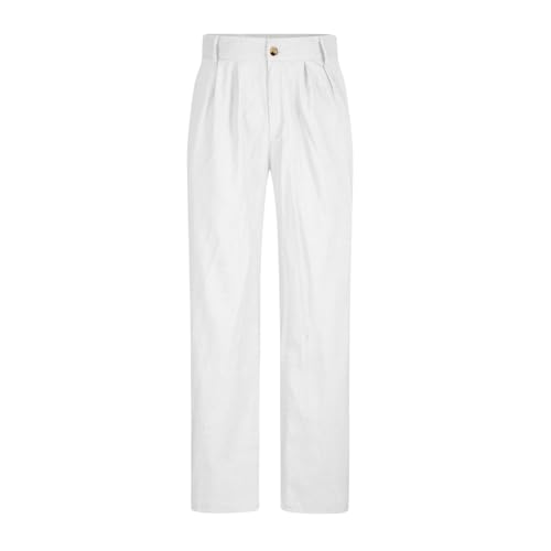 Mens Fall Dress Pants Classic Fit Lightweight Suit Pants Suit Pants Loose Straight Leg Casual Trousers with Pockets2