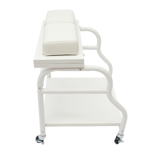 Carrito para spa de pies y manicura portátil blanco miniatura 3