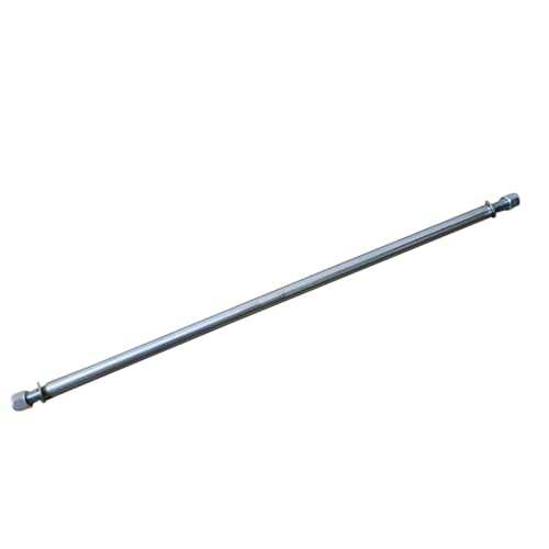 Image of Axle 1 inch Diameter 36 inch Steel Axle Rod With 1 inch to 3 /4 inch Step-Down & 3 /4-16 Fine Thread 1 /4 inch Keyway For ATV Go-Karts Quads Dune Buggies