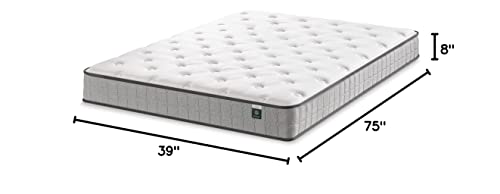 Zinus 8/10/12/13-Inch Comfort Support Cooling Gel Hybrid Mattress, Tight Top Innerspring Mattress, Motion Isolating Pocket Springs, Mattress-In-A-Box (8 In, Twin) #TOP1