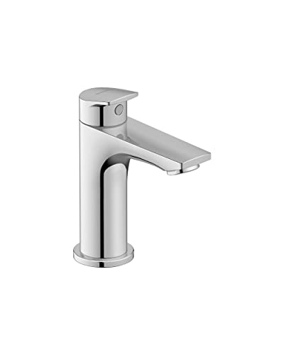 Duravit No.1 Robinet de Lavabo Eau Froide, Robinet de lave-mains eau froide (hauteur de sortie 89 mm), Robinet de salle de bain, robinetterie, chromé