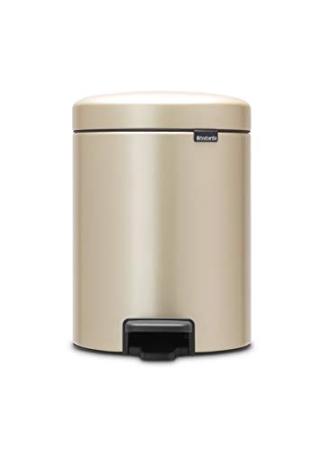Brabantia Mülleimer, Stahl, Metallic Gold, 5L