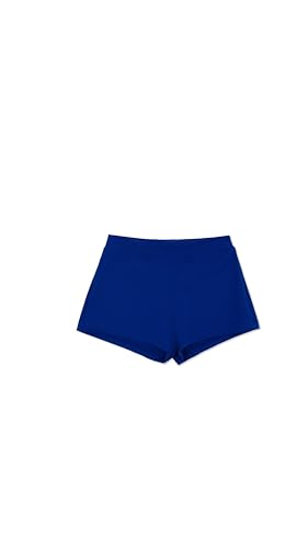 Capezio girls Boys Cut Low Rise athletic shorts, Royal, 8 10 US