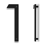 10 Inch Black Floating House Numbers for Outside – Large Modern Address Sign for House, ABS Weatherproof Home Sign with Mounting Template & Screws Kit, Easy Installation for Gate, Garage (1)