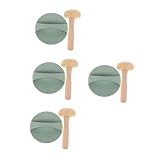 NUOBESTY 3 Sätze Werkzeugset für die Druckgrafik Druckgrafik-Malereibedarf Herstellung Gel Basteldruckmatte DIY-Druckwerkzeuge Creative Set basteln Set Bastelmatte Druckerzeugnisse hölzern