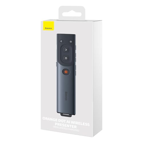 Ponteiro laser vermelho Baseus ponto laranja WKCD020013 cinzento