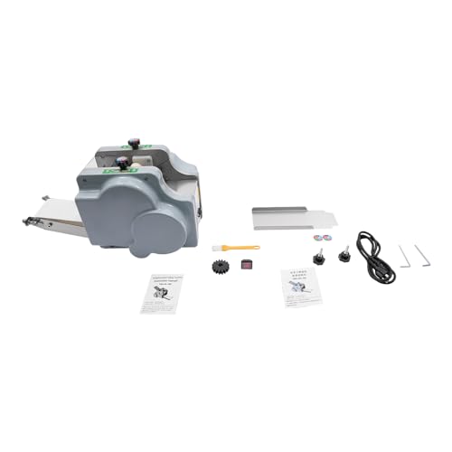 YUMIONB Dumpling Wrapper Maker, 110V 140W Automatic Dumpling Skin Maker Machine Commercial Electric Wonton Skins Maker with 3.54inch Diameter Mold for Home Kitchens, Restaurants, Hotels