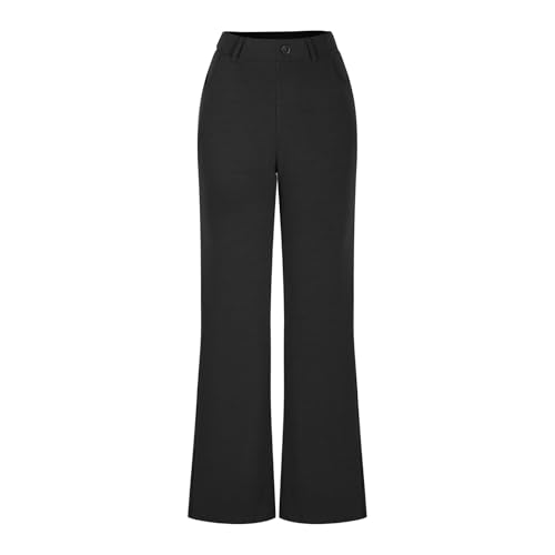 Womens Dressy Work Pants Curvy Fit Slacks High Waisted Flare Dress Pants Business Trousers Pantalon Femme Confortable3