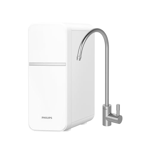 AUT1216 Philips Ultra-Slim Under-the-Sink Water Filtration System 9.9 cm Length White