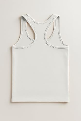 Image of Kurve Premium Girls Seamless Supersoft Wide Strap Comfortable Racerback Tank (Made with Love in The USA)