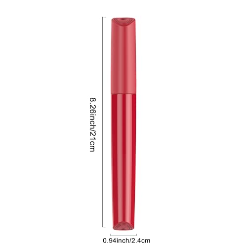 Portable Travel Toothbrush Case, Plastic Container Toothbrush Holder Brushes Box Breathable Design with Air Hole More Hygienic Toothbrush Tube for Home Daily Business Office (Red)