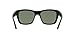 Ray-Ban RB4194 Square Sunglasses, Black/CRYstal Green, 53 mm
