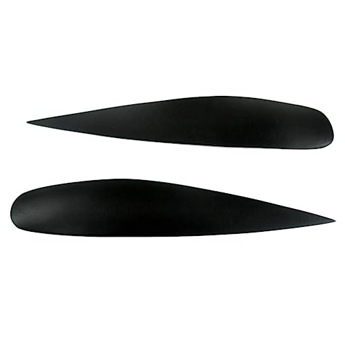 Sourcil de phare Mitsubishi Lancer protection noir brillant