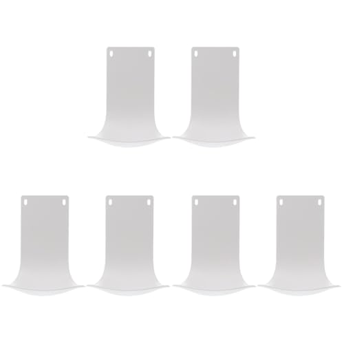 Cabilock 6 Pcs Plastic Water Tray Wall Foam Dispenser Tray Laundry Soap Dispenser Catch Tray Wall Mount Soap Dispenser Soap Catcher Tray Drip Tray Valid White Water Dispenser Soap Holder
