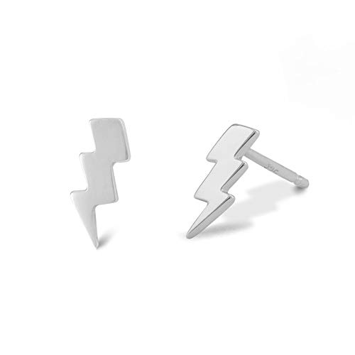 Boma Jewelry Sterling Silver Lightning Bolt Stud Earrings2