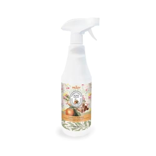 Prady - Ambientador Home Spray Canela y Naranja - 700ML - Aroma Cálido y Refrescante