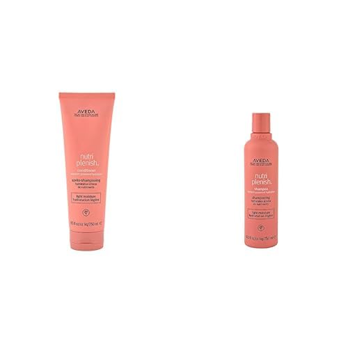 Nutriplenish Light Moisture Shampoo & Conditioner Duo | for Normal to Dry Hair | Organic Pomegranate Oil, Coconut Oil, Mango Butter | 250ml
