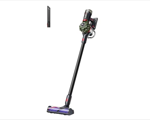 Dyson Aspiradora inalámbrica V8 Cyclone, 150 vatios de Aire, hasta 60 Minutos de Tiempo de Funcionamiento, Funcionamiento sin gatillo, batería de 7 Celdas, separación ciclónica de raíz, 50% más de