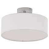 MATERIALI DI QUALITÀ: Il lampadario da soffitto ha una solida base in metallo che garantisce un attacco solido e stabile al soffitto.