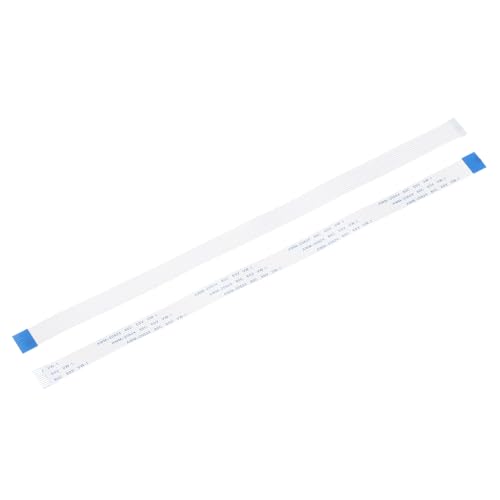 uxcell Câble Plat Flexible 250mm 1mm Pas 10 Broches FPC FFC 5Pcs Type B
