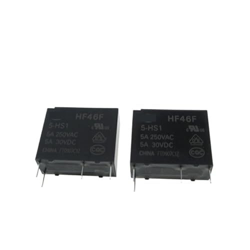 Relais 5V HF46F 005-HS1 pour remplacer un composant défectueux sur carte mère - 50pcs