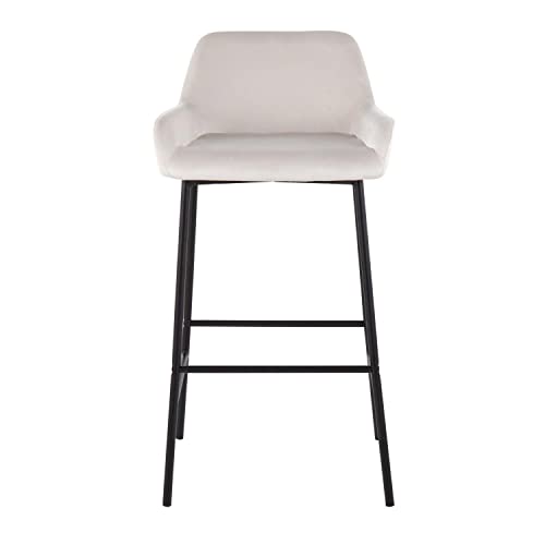 Lumisource Daniella Fixed-Height Set Of 2 Bar Stool B30-Dnla2 Bkvw2 #TOP5