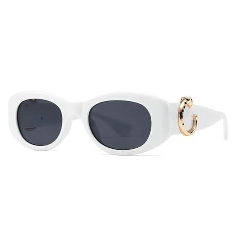 Lunettes de soleil de luxe blanches pour vos sessions de photographie de rue