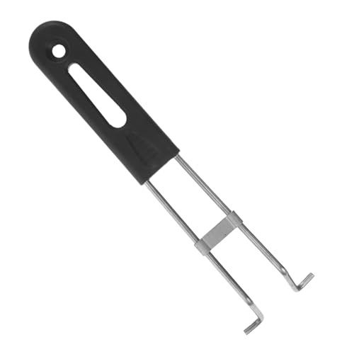 Manija de Repuesto Desmontable para Cesta de Freidora, Mango de Acero Inoxidable de Alta Resistencia con Tacto Frío para Freidora de Aire y Cocina de Anillos de Cebolla miniatura 1