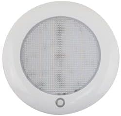 5 in. Slim Dome Light for Boat Warm White & Red