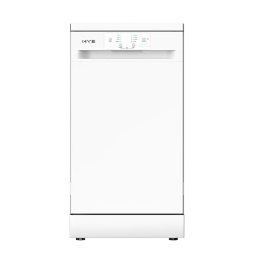 HYE Slimline Dishwasher - 9 Place Settings Versatile Wash Programs White
