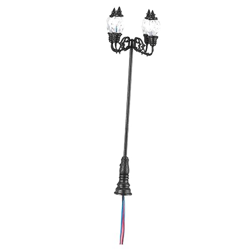 JOINPAYA 2pcs Miniature Garden Lamp Street Lamps for Dollhouse Decor and Sand Table Light Realistic Led Lighting for Miniature Landscapes and Projects