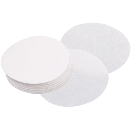 Ciieeo Filtros de Papel Desechables para Café Espresso 56 Mm Color Claro 400 Unidades para Cafetera Manual y Cafetera de Émbolo, Filtro de Café de Filtración Fina para Uso Doméstico