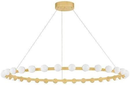 Corbett Lighting 484-60-VB Linus - 83W 33 LED Chandelier-3 Inches Tall and 61 Inches Wide